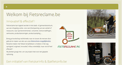 Desktop Screenshot of fietsreclame.be