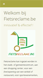 Mobile Screenshot of fietsreclame.be