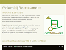 Tablet Screenshot of fietsreclame.be